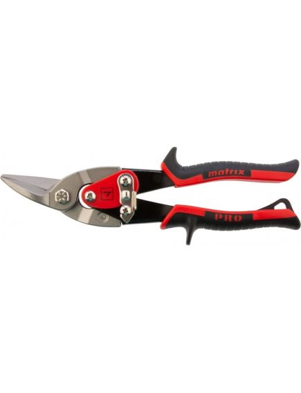 Ножницы по металлу 250 мм левый рез двухкомпонентные рукоятки MATRIX 78326, фото , изображение 3 - Метэкс