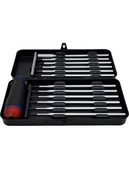 Отвертка c регулировкой крутящего момента 1.5-3.0 Нм с набором насадок 12 шт в кейсе FELO 10099716, фото , изображение 6 - Метэкс