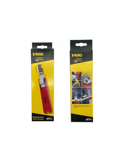 Нож для снятия изоляции диэлектрический до 1000 В FELO 58401811, фото , изображение 8 - Метэкс