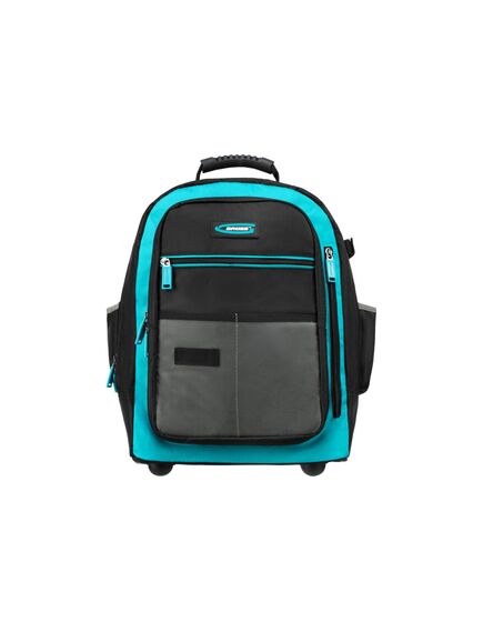 Рюкзак для инструмента 440х350х250 мм выдвижная рукоятка колеса GROSS 90275, фото , изображение 3 - Метэкс