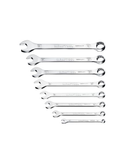 Набор ключей комбинированных 6-17 мм 8 шт KRAFTOOL 27079-H8С, фото , изображение 2 - Метэкс