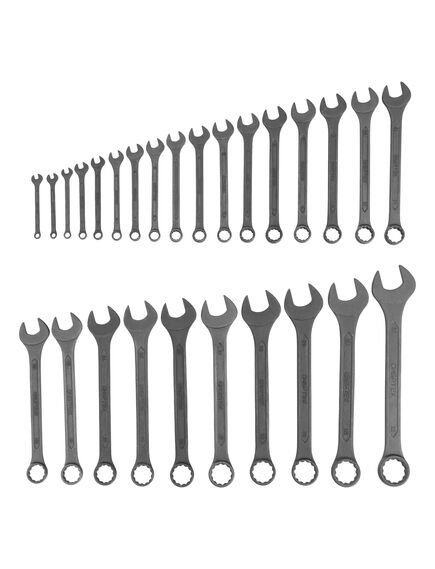 Набор ключей комбинированных 5,5 - 32 мм 27 шт фосфатированные СИБРТЕХ 15481, фото , изображение 2 - Метэкс