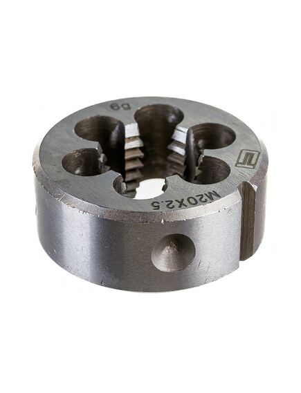 Плашка ручная М20 х 2.5 мм 9ХС СИБРТЕХ 77058, фото , изображение 2 - Метэкс