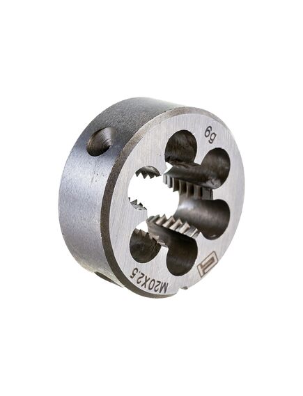 Плашка ручная М20 х 2.5 мм 9ХС СИБРТЕХ 77058, фото , изображение 3 - Метэкс