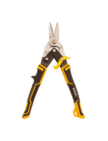 Ножницы по металлу 270 мм прямой рез трехкомпонентные рукоятки DENZEL 78370, фото , изображение 2 - Метэкс