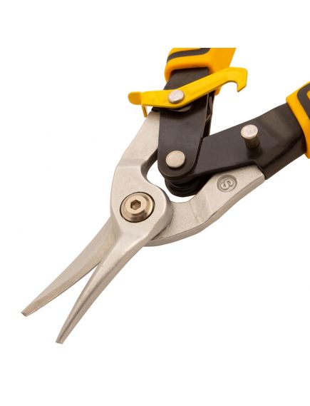 Ножницы по металлу 270 мм прямой рез трехкомпонентные рукоятки DENZEL 78370, фото , изображение 3 - Метэкс