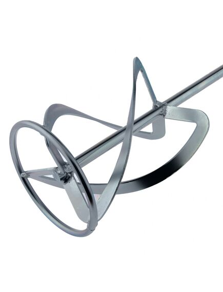 Насадка для миксера для легких растворов 140 х 590 мм хвостовик резьба М14 СИБРТЕХ 848987, фото , изображение 3 - Метэкс