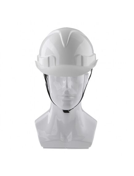 Каска защитная с храповым механизмом (К-03) белая СИБРТЕХ 89109, фото , изображение 3 - Метэкс