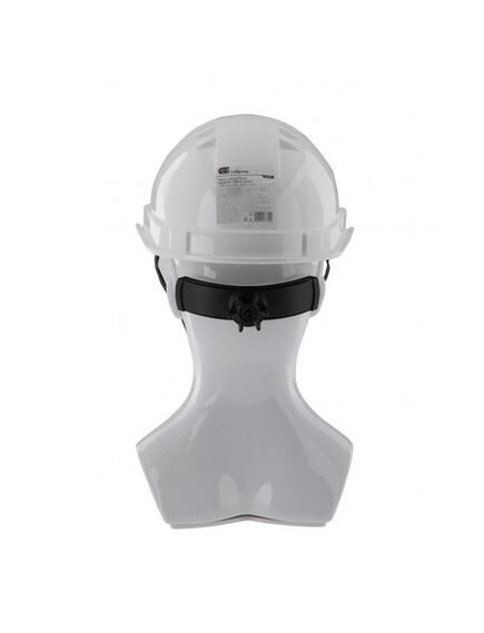 Каска защитная с храповым механизмом (К-03) белая СИБРТЕХ 89109, фото , изображение 4 - Метэкс