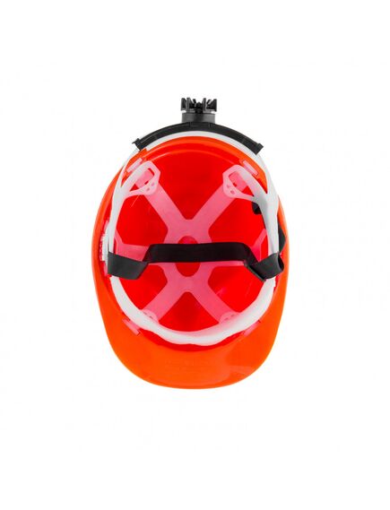 Каска защитная с храповым механизмом (К-03) оранжевая СИБРТЕХ 89108, фото , изображение 2 - Метэкс