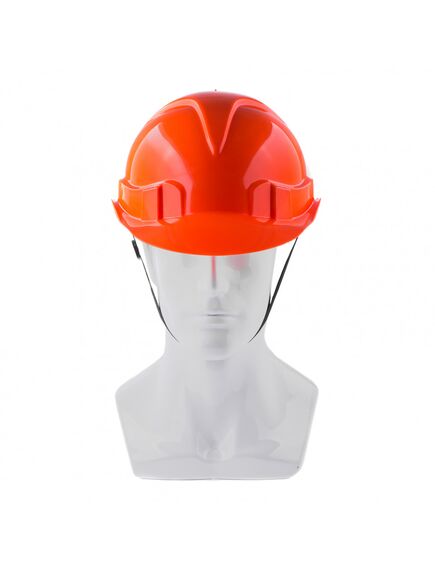Каска защитная с храповым механизмом (К-03) оранжевая СИБРТЕХ 89108, фото , изображение 3 - Метэкс