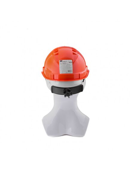 Каска защитная с храповым механизмом (К-03) оранжевая СИБРТЕХ 89108, фото , изображение 4 - Метэкс