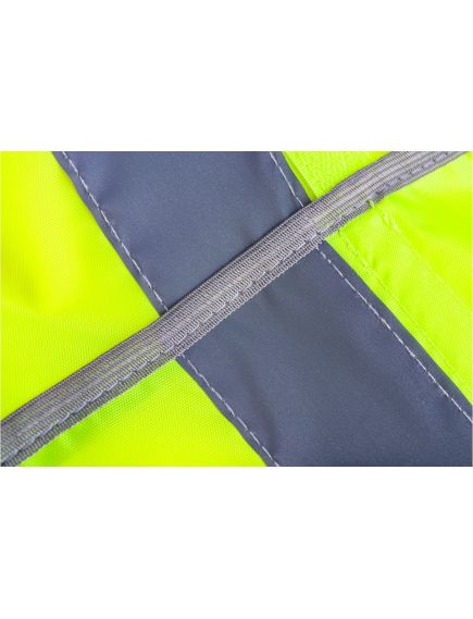 Жилет сигнальный желтый размер XL СИБРТЕХ 89515, фото , изображение 4 - Метэкс