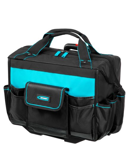 Сумка для инструмента 460х240х340 мм выдвижная рукоятка, колеса GROSS 90277, фото , изображение 2 - Метэкс