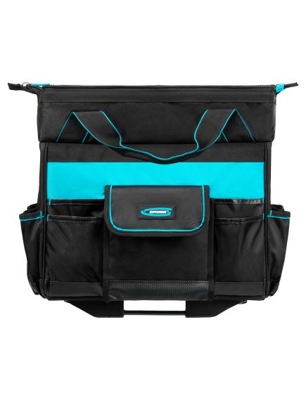 Сумка для инструмента 460х240х340 мм выдвижная рукоятка, колеса GROSS 90277, фото , изображение 8 - Метэкс