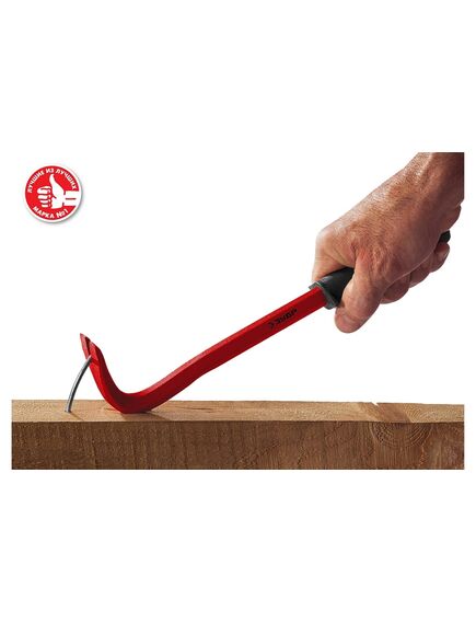 Гвоздодер 320 мм шестигранный с рукояткой ЗУБР 21605, фото , изображение 7 - Метэкс