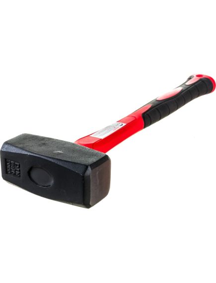 Кувалда 2000 г фибергласовая обрезиненная рукоятка 380 мм MATRIX 10974, фото , изображение 4 - Метэкс