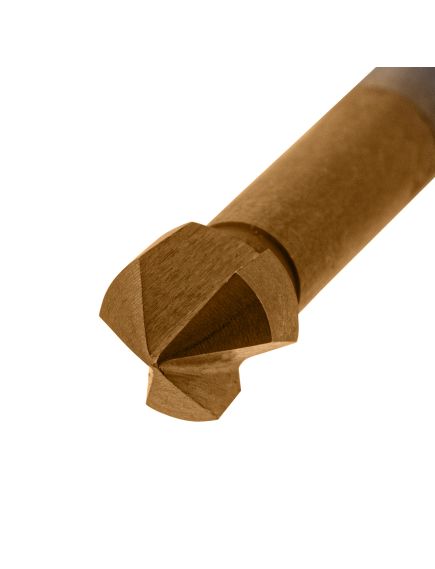 Зенковка конусная под М4 цилиндрический хвостовик DENZEL 72302, фото , изображение 2 - Метэкс