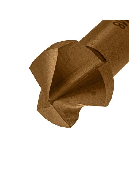 Зенковка конусная под М8 цилиндрический хвостовик DENZEL 72308, фото , изображение 2 - Метэкс