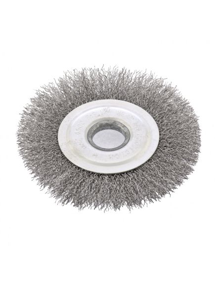 Щетка для УШМ 125 мм посадка 22,2 мм плоская витая проволока СИБРТЕХ 746567, фото , изображение 2 - Метэкс