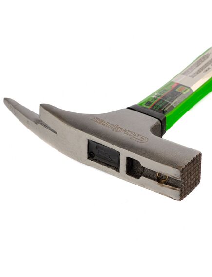 Молоток кровельщика 600 г фибергласовая обрезиненная рукоятка СИБРТЕХ 10628, фото , изображение 2 - Метэкс