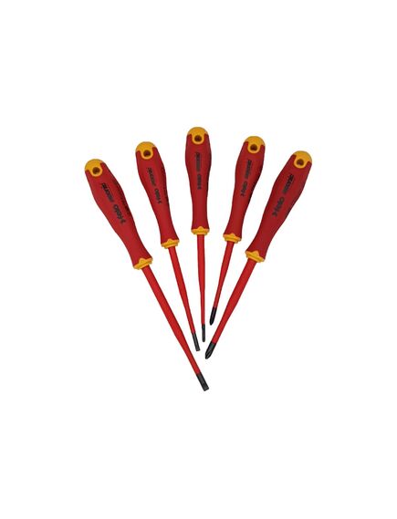 Набор отверток диэлектрических 5 шт до 1000 В SL/PH E-Slim Ergonic FELO 41385198, фото , изображение 3 - Метэкс