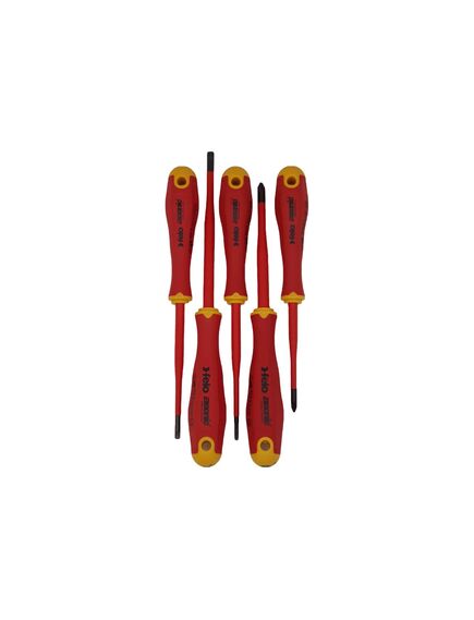 Набор отверток диэлектрических 5 шт до 1000 В SL/PH E-Slim Ergonic FELO 41385198, фото , изображение 4 - Метэкс