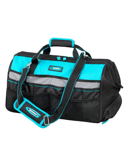 Сумка для инструмента 500х280х290 мм выдвижная рукоятка, колеса, наплечный ремень GROSS 90276, фото , изображение 2 - Метэкс