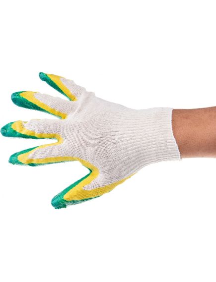 Перчатки трикотажные с двойным латексным обливом РОССИЯ 67851, фото , изображение 2 - Метэкс