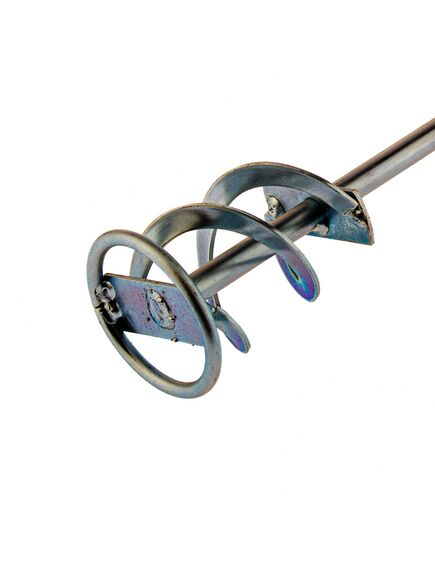 Миксер для красок и штукатурных смесей 60 х 400 мм хвостовик SDS Plus DENZEL 848817, фото , изображение 3 - Метэкс