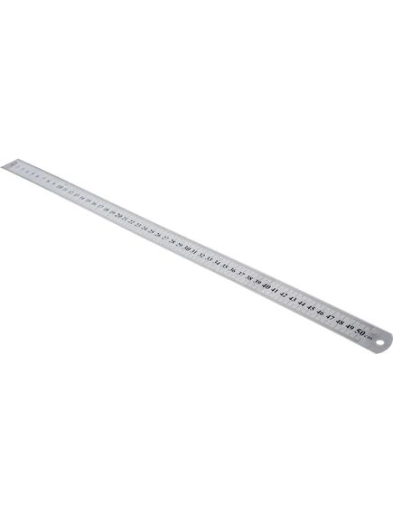 Линейка измерительная 500 мм металлическая SPARTA 305085, фото , изображение 3 - Метэкс