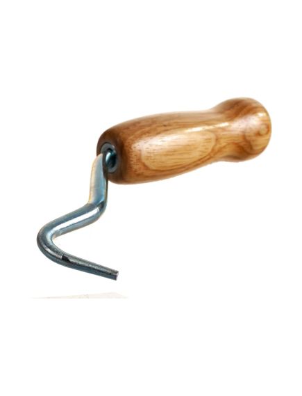 Крюк для вязки арматуры 180 мм крюк из нержавеющей стали буковая рукоятка ЗУБР 23807, фото , изображение 2 - Метэкс