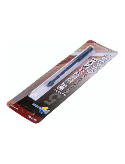 Сверло по кафелю 5 мм крестовая пластинка (керамогранит, кирпич) TRIO-DIAMOND 440105, фото , изображение 2 - Метэкс