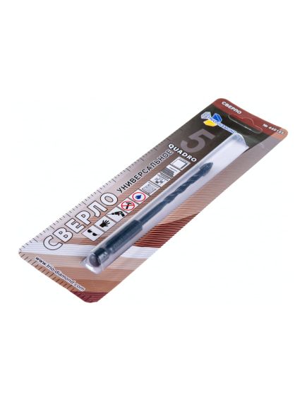 Сверло по кафелю 5 мм крестовая пластинка (керамогранит, кирпич) TRIO-DIAMOND 440105, фото , изображение 3 - Метэкс