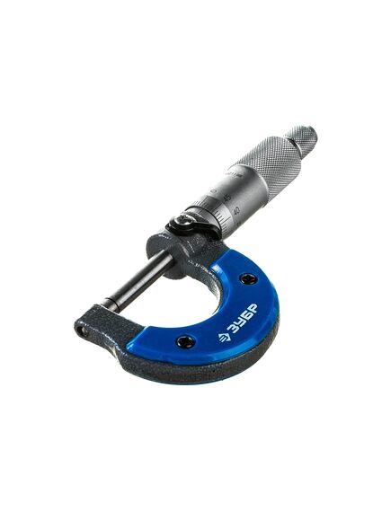 Микрометр механический 0-25 мм ЗУБР 34480-25, фото , изображение 2 - Метэкс