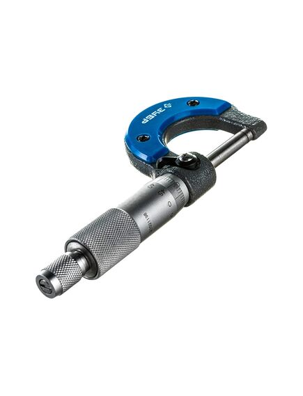 Микрометр механический 0-25 мм ЗУБР 34480-25, фото , изображение 3 - Метэкс