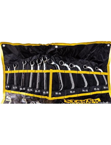 Набор ключей гаечных 6-32 мм 47 шт Hercules STAYER 27082-H47, фото , изображение 4 - Метэкс