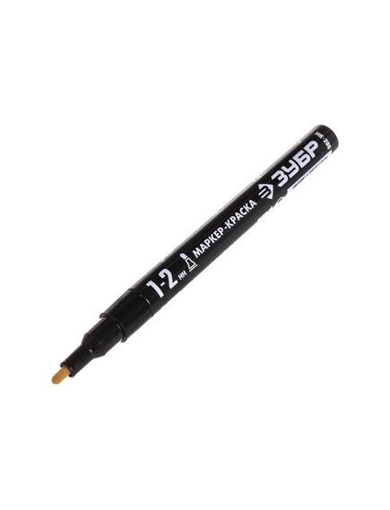 Маркер по металлу тонкий 1-2 мм черный ЗУБР 06326-2, фото , изображение 4 - Метэкс