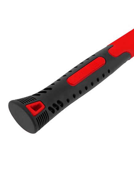 Киянка резиновая 910 г черно-белая резина фибергласовая рукоятка MATRIX 11173, фото , изображение 6 - Метэкс