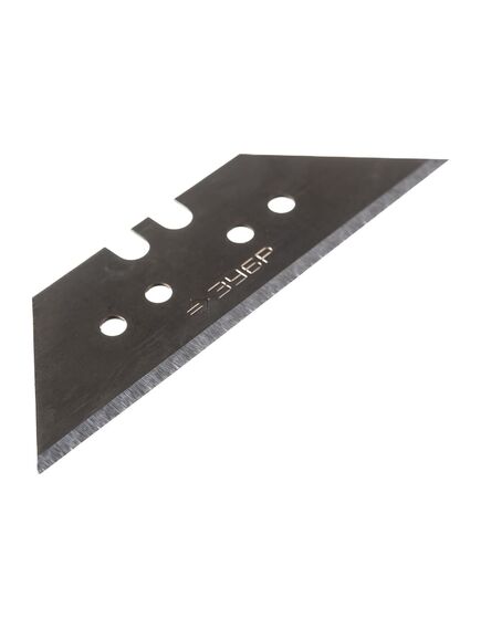 Лезвия 18 мм 5 шт трапециевидные прямые А24 ЗУБР 09712-24-5, фото , изображение 7 - Метэкс