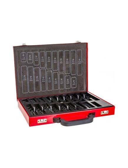 Набор сверл по металлу 1-10 мм (170 шт) Р4М2 ЗУБР 29605-H170, фото , изображение 4 - Метэкс