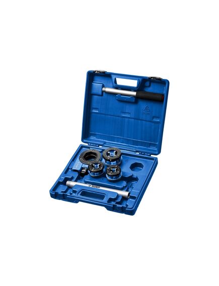 Набор клуппов 1/2-3/4-1" с трещоткой 4 предмета ЗУБР 28270-H3, фото , изображение 6 - Метэкс