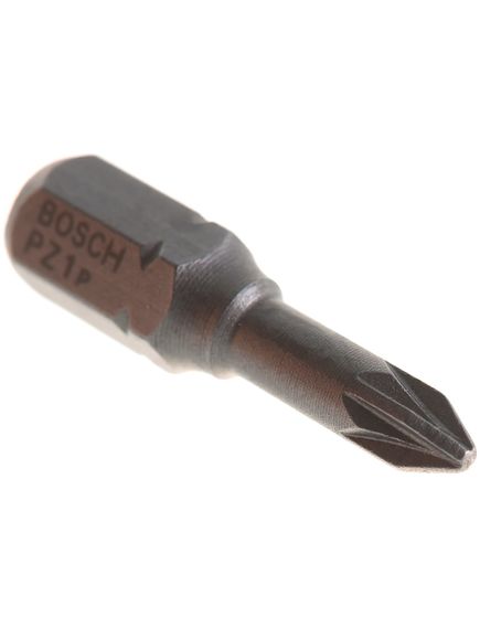 Бита PZ1 25 мм 3 шт BOSCH 2607001554, фото , изображение 3 - Метэкс
