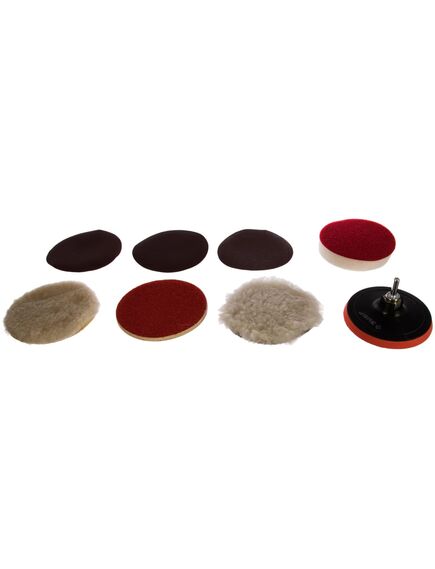 Набор насадок полировальных 7 шт. (125 мм) для дрели ЗУБР 3591-125-H7, фото , изображение 2 - Метэкс