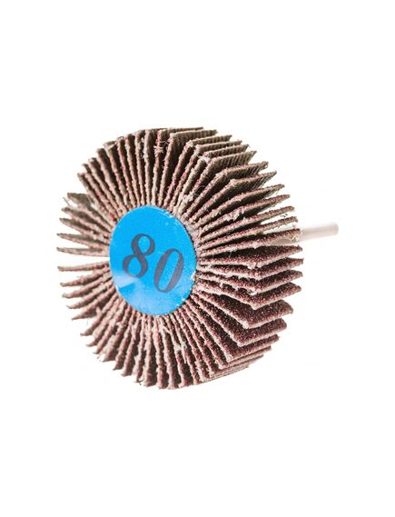 Насадка для гравера круг веерный 32x10x3.2 мм P80 ЗУБР 35934, фото , изображение 2 - Метэкс