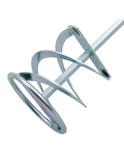 Миксер для красок и штукатурных смесей 80 х 400 мм шестигранный хвостовик 8 мм DENZEL 848447, фото , изображение 2 - Метэкс