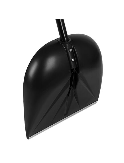 Лопата снеговая 385 x 410 мм полипропиленовая с алюминиевым черенком СИБРТЕХ 61495, фото , изображение 5 - Метэкс