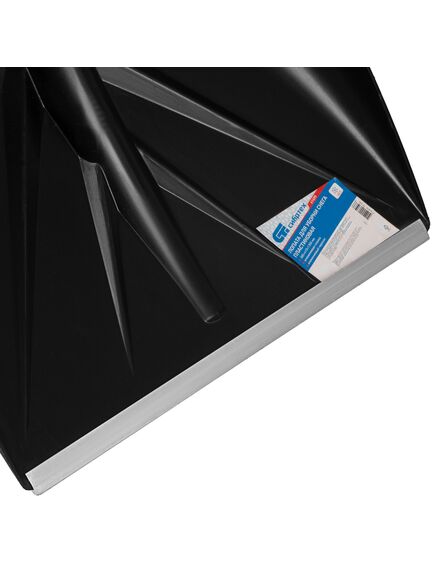 Лопата снеговая 385 x 410 мм полипропиленовая с алюминиевым черенком СИБРТЕХ 61495, фото , изображение 6 - Метэкс