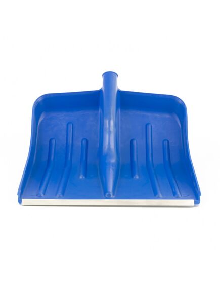 Лопата снеговая 420 x 425 мм пластиковая без черенка синяя СИБРТЕХ 61618, фото , изображение 2 - Метэкс