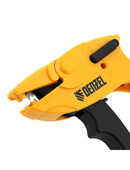 Щипцы для зачистки электропроводов 0,2-6 мм2, функция обрезания проводов DENZEL 17741, фото , изображение 4 - Метэкс